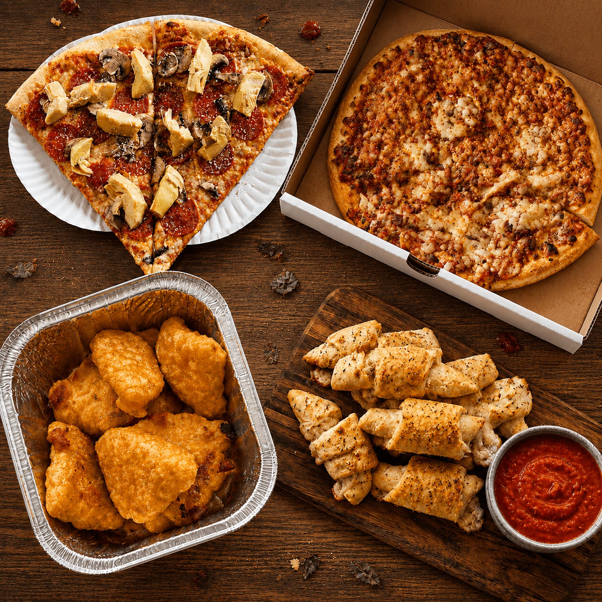 Feed the crowd with Abo’s Pizza catering